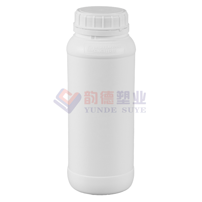 Botol Bulat Fluorida Kimia Putih Murni Kental 1L-07